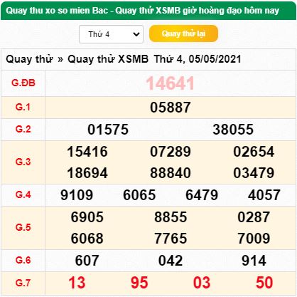 Quay thử xsmb 05-05