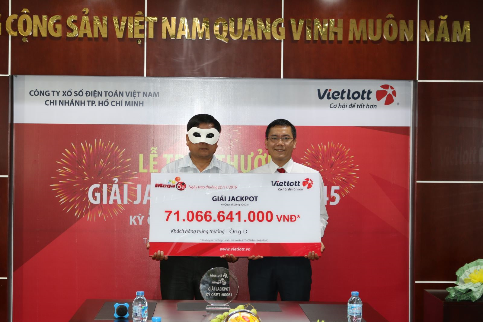 Đổi số trúng vietlott